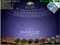 Screen Shot Of A Blackjack Table At Casino Silversands