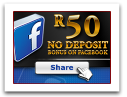 Facebook Casino Promotion of R50